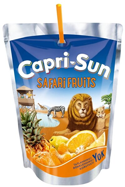 Capri - Sun Capri-Sun Safari Fruits İçecek – 200 ml x 20’li Ekonomik Paket
