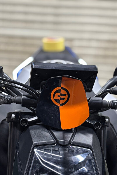 Banxtre Decor Sticker for Orange Color Front Visor for Cfmoto Nk250 (1 Piece)