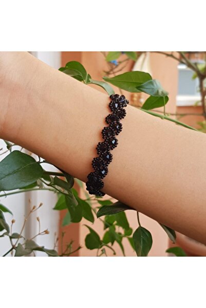 Handmade By HLY سوار من حجر الكريستال مصنوع يدويًا