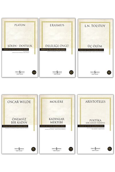 TÜRKİYE İŞ BANKASI KÜLTÜR YAYINLARI Dünya Klasikleri Seti - 3 (6 Kitap)