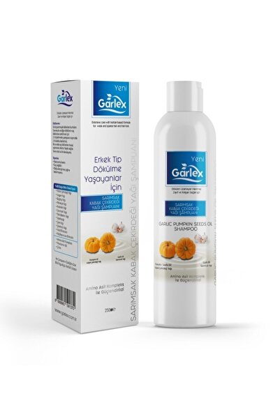 Garlex Erkek Tip Dökülme Yaşayanlar Için Sarımsak Kabak Çekirdeği Yağı Şampuanı