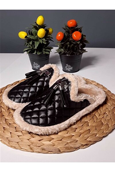 Puly Püsküllü Yumuşak Ev Terliği