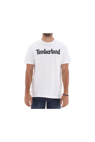 Timberland Ss Kennebec River Linear Tee Men's Casual T-Shirt Tb0a2c311001 White