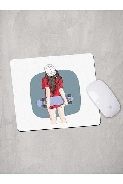 Panorama Ajans Mouse Pad Skateboarder