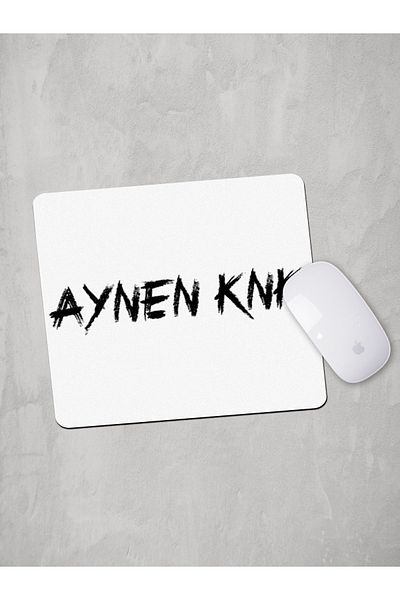 Panorama Ajans Aynen Knk Funny Verbal Design Mouse Pad
