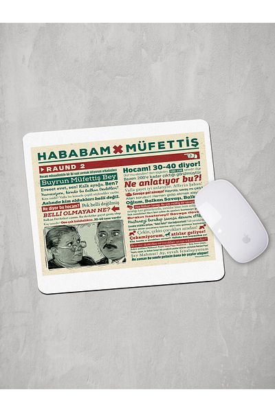 Panorama Ajans Mouse Pad Hababam Inspector Raund2