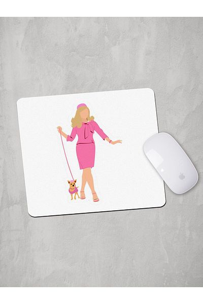 Panorama Ajans Mouse Pad pentru fată roz