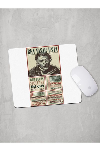 Panorama Ajans Mouse Pad din pin verde