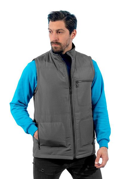 Şensel Γκρι Fleece Χειμερινό Γιλέκο -118e1431