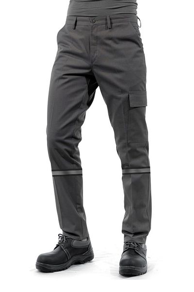 Şensel Reflective Work Pants, Dark Gray, Commando Pocket -54E3532-
