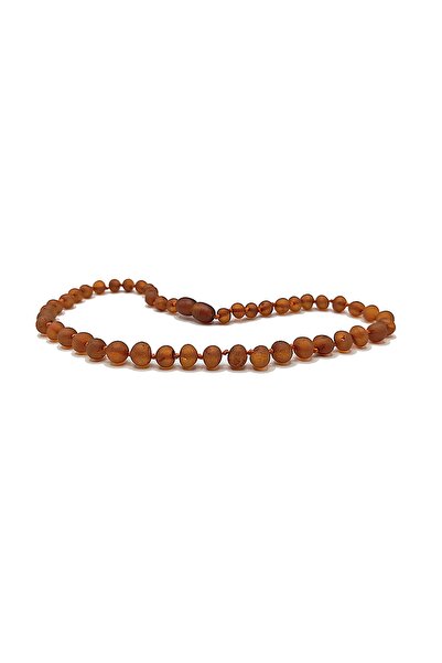 Modalyon Certified Raw Matte Amber Necklace with Spare Clip Gift Cognac Color...
