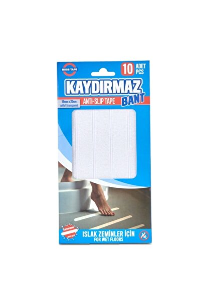 Genel Markalar Boss Tape Banyo Küvet Duşakabin Zemin Yer Kaydırmaz Bandı - Sü...