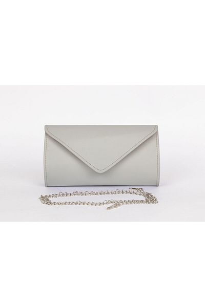 efnanstore Βραδινή τσάντα φορέματος με μοτίβο σε κρεμ γραμμή