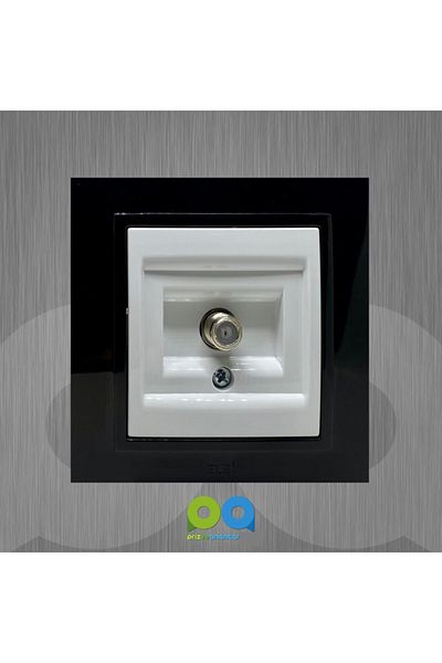 ELBİ Zena Satellite Socket Framed F Female Black White