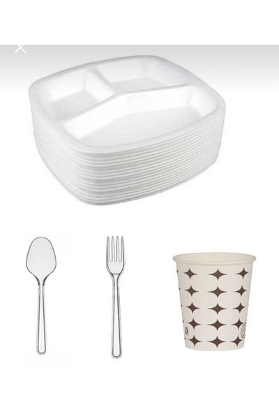 Anı Mert Packaging Products Disposable 40 Piece Picnic Set