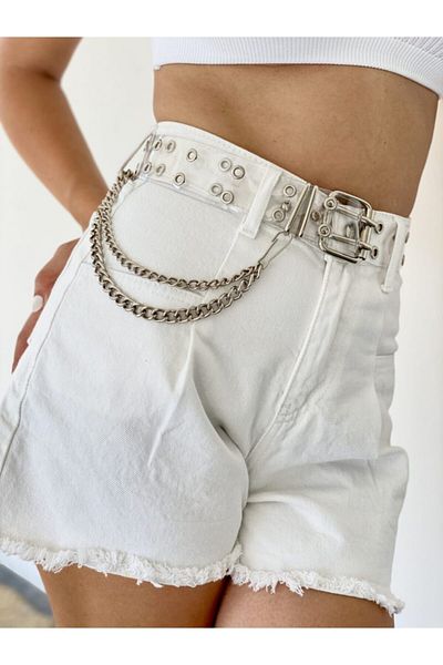 coaksco Transparent Chain Belt