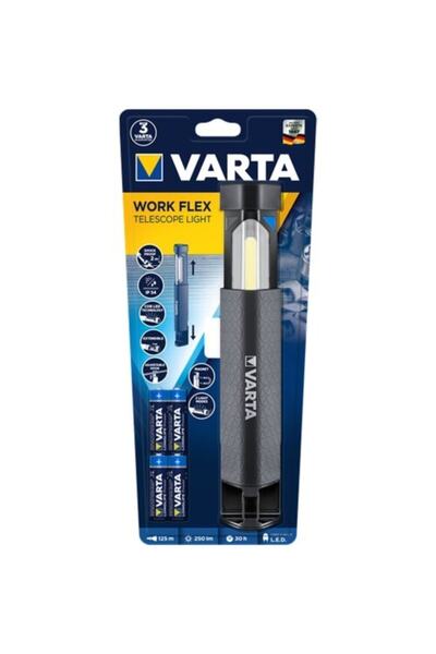 Varta 18646 Work Flex Teleskop Aydınlatma Led Fener