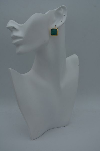 Stoneage Jade Stone Handmade Earrings