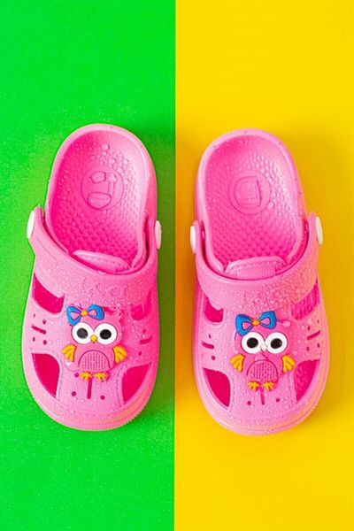 ODLE Dayket Pink Non-Slip Children's Sandals Slippers
