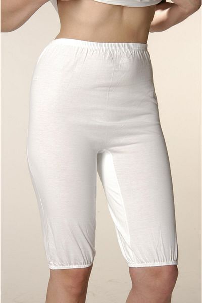 NEHİRİN Single Jersey Women's Leg Panties 2 Pcs White