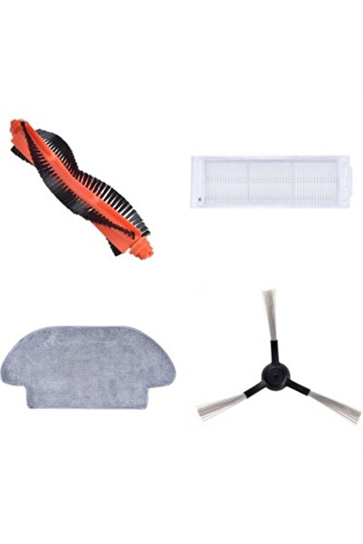 Roborge Xiaomi Mop Pro Robot Vacuum Cleaner-μαύρο σετ ανταλλακτικών 4 τεμαχίων-styj02ym-