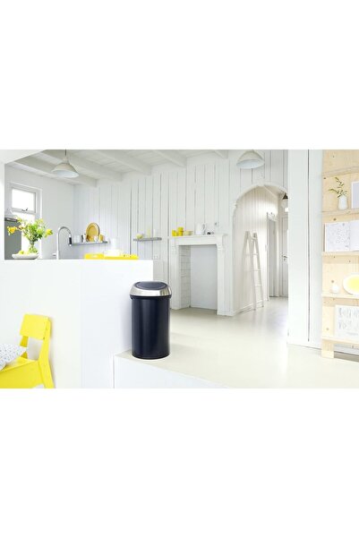 Brabantia Brabantia Çöp Kutusu Büyük Boy 60 Lt Dokunmatik Matt Black 402548