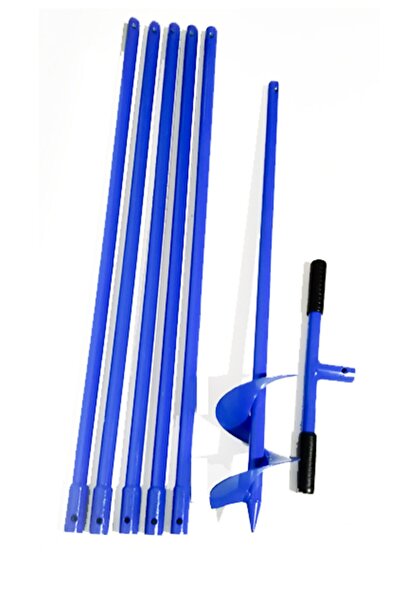 AEG Kuyu Açma Sondaj Makinesi Toprak Burgusu Çelik Uç 10 Metre