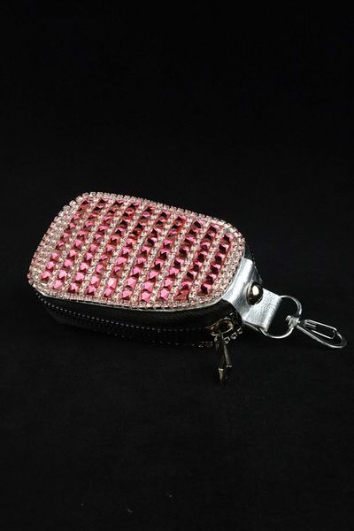 TASARIM ARABAM ATİKE ELİF AKIN Fuchsia Baguette Key Bag