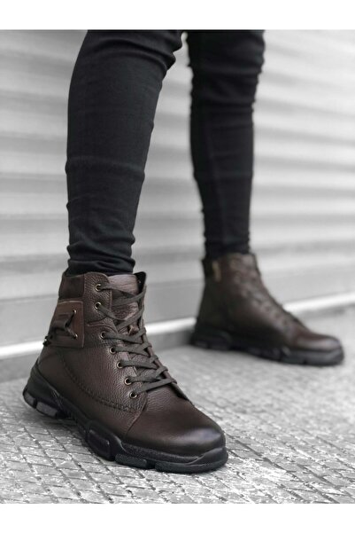 depderi Αδιάβροχες μπότες από γνήσιο δέρμα με επένδυση από γούνα και φερμουάρ που είναι πολύ άνετες