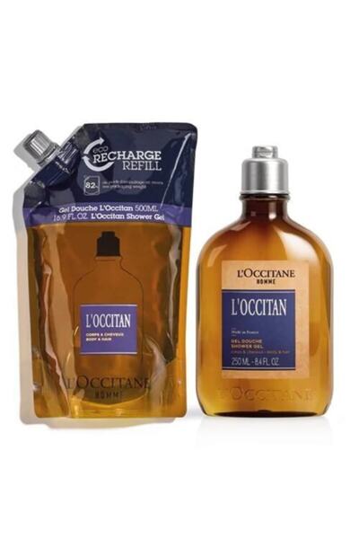 L'Occitane L'occitan Duş Jeli Ekonomik Yedek Ikilisi 250 Ml+500 Ml Refill Yedek
