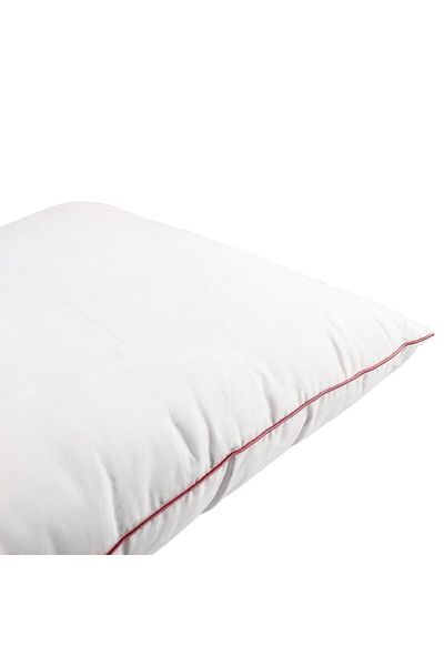 Sarah Anderson Comfy Claret Red Piping Washable Pillowcase Fiber Pillow 50x70cm