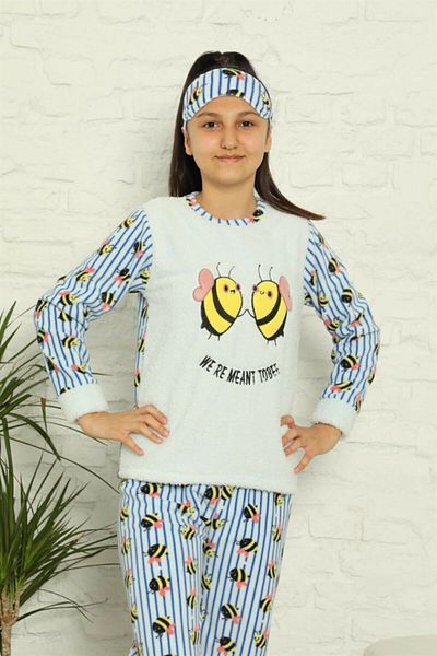 shopshop Set de pijamale de pluș pentru fete și copii de iarnă-20026