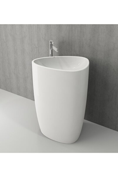 Bocchi Etna Monoblok Lavabo Parlak Beyaz 1075-001-0125