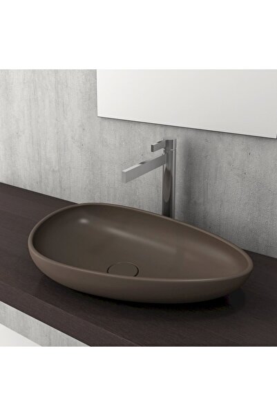 Bocchi Etna Çanak Lavabo 58 Cm - Mat Kahve