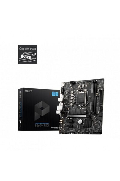 MSI B560m Pro WiFi DDR4 M2 PCIE NVMe HDMI PCIE 16x V4.0 1200P Matx