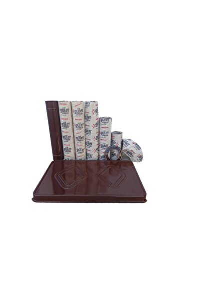 özçanci Kuzine Boru Takımı Kahverengi Emaye Soba Borusu