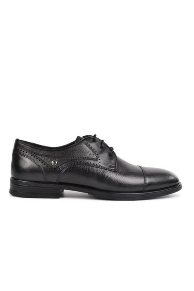 Pierre Cardin 63399 Pantofi clasici pentru bărbați din piele naturală neagră