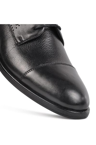 Pierre Cardin 63399 Pantofi clasici pentru bărbați din piele naturală neagră