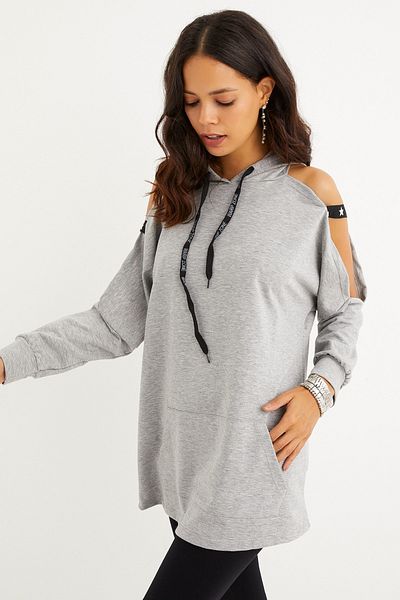 Cool & Sexy Sweatshirt - Grau - Oversized