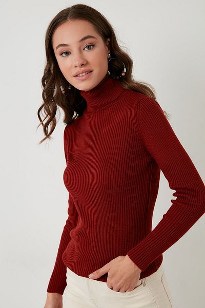 Lela Turtleneck Soft Acrylic Sweater WOMEN'S SWEATER 4614102