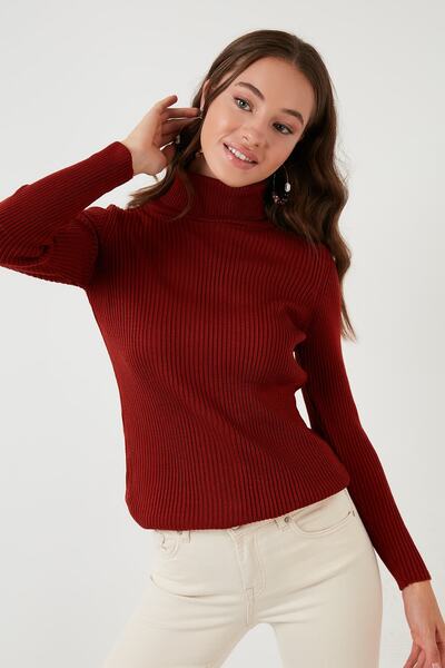 Lela Рибальський комір М'який акриловий светр ЖІНОЧИЙ СВЕТР 4614102