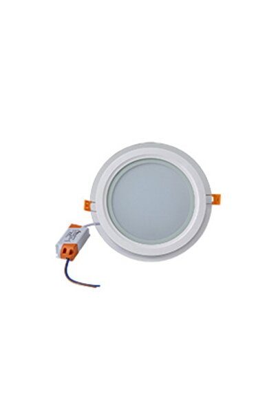 OOKAY Beyaz 18 Watt Yuvarlak Cam Panel (beyaz)