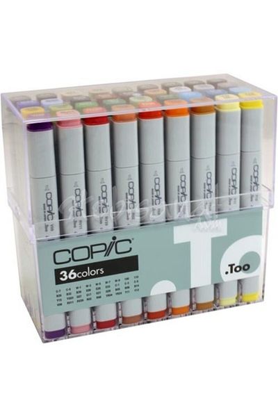 Copic Marker Set of 36 Basic Colors