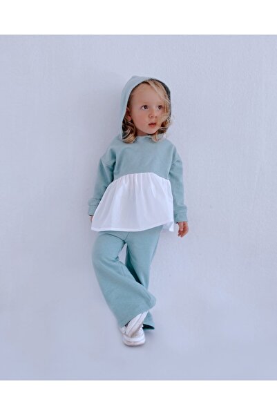 Le Petite Sole Σετ Water Green Hooded