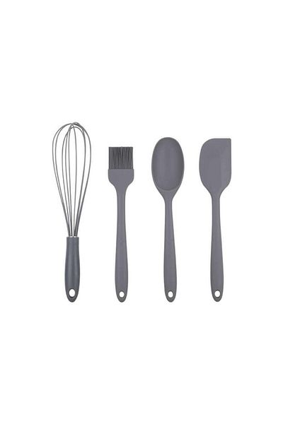 Tantitoni Silicone Gray 4-Piece Large Prep Set