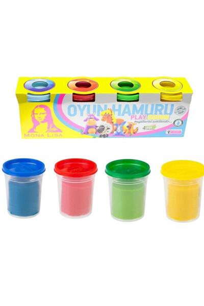 Monalisa عجينة لعب موناليزا 4 ألوان