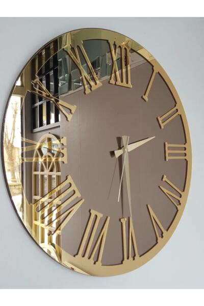 AYNA DENİZİ Golden Jet Bronze Model Altın Bronz Renk 50 Cm Dekoratif Aynalı D...