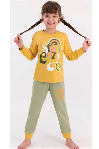 U.S. Polo Assn. Us Polo Assn 966 Set de pijamale pentru fete cu maneca lunga