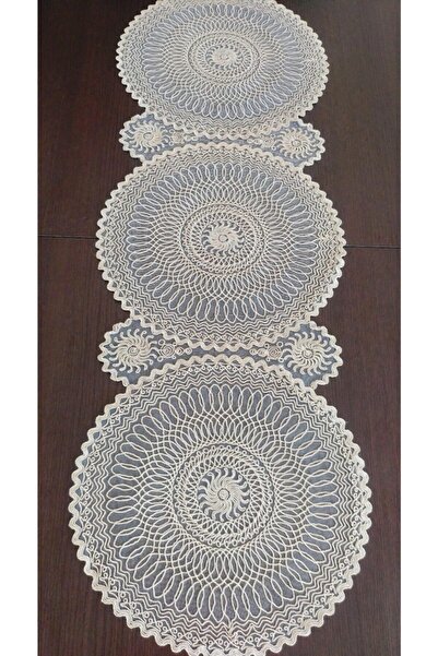 DİLEX Runner Tablecloth American Service 37X115 cm Beige