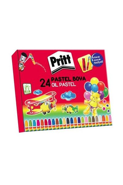 Pritt 24 Pieces Pastel Paint Cardboard Box